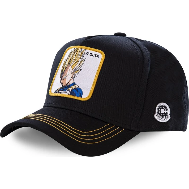 Бренд Majin Buu Dragon Ball Snapback Кепка из хлопка для мужчин и женщин хип хоп шляпа папы костяная Прямая поставка - Цвет: VEGETA
