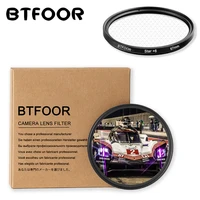 btfoor star filter 49 52 55 58 67 72 77 82 mm for camera canon lens eos m50 6d 250d 400d 600d nikon d3200 d3500 d5600 sony a6000