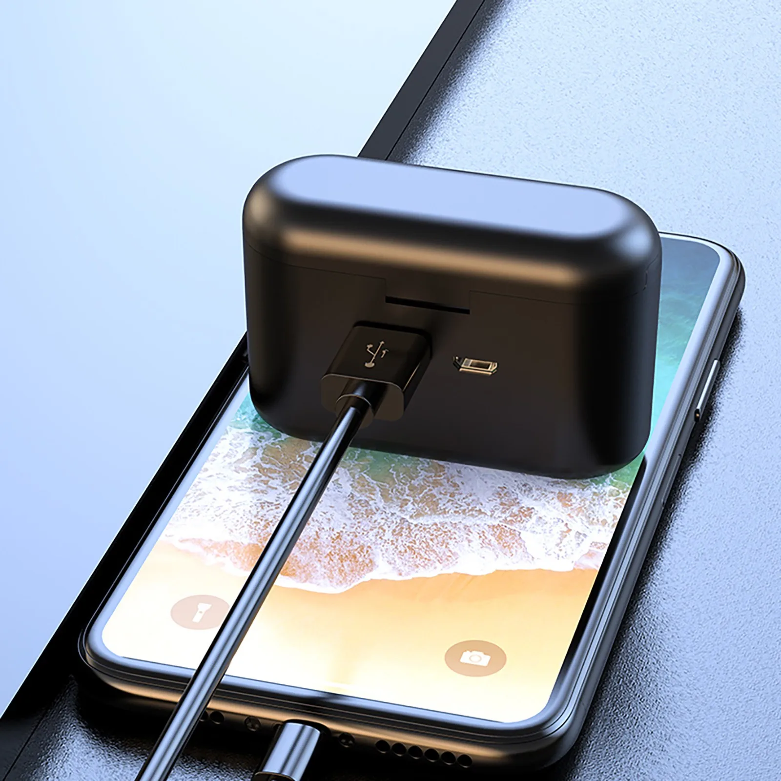 Беспроводная стереогарнитура J22 Bluetooth Hd 9d 5 0 Bluetooth-гарнитура с дисплеем мощности и