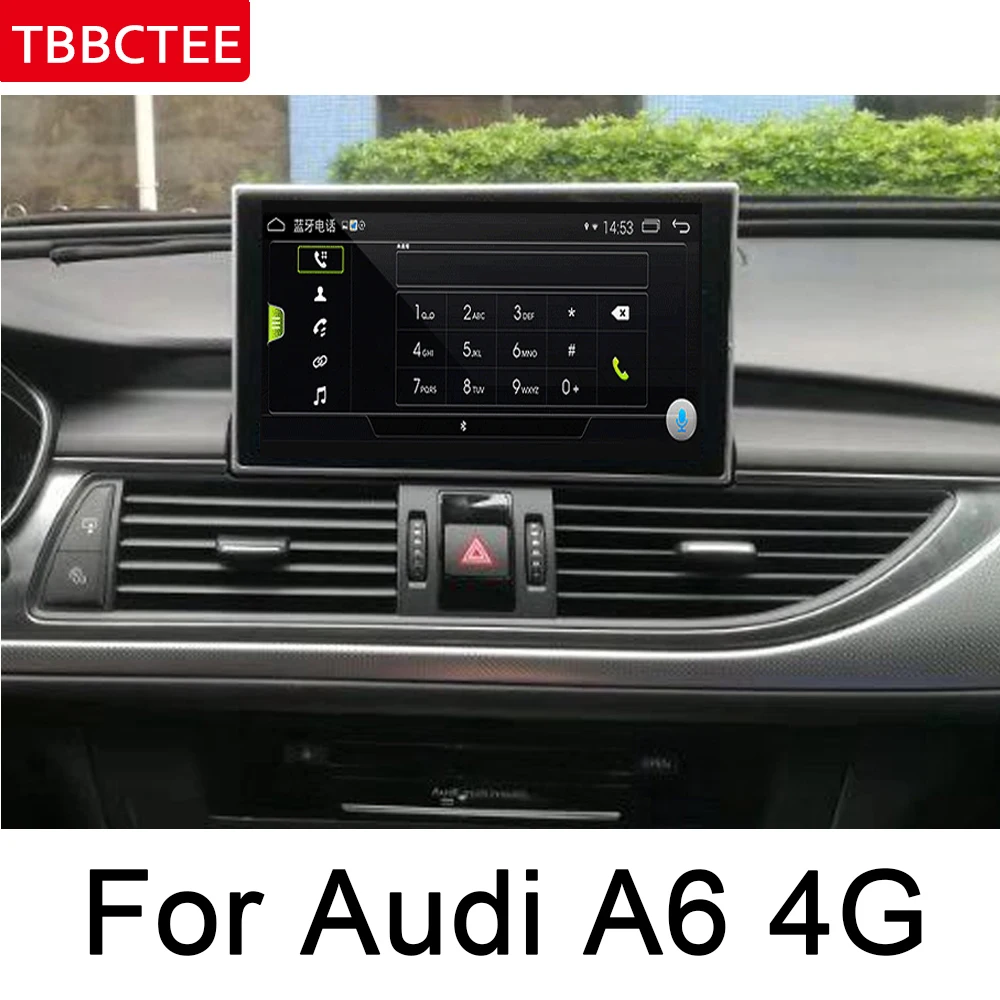 Автомобильный мультимедийный плеер для Audi A6 4G 2011 ~ 2018 MMI IPS Android 8 0 up GPS навигация