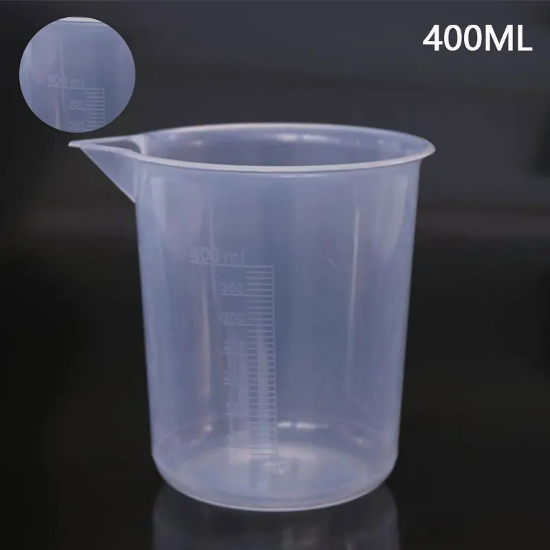 400 мл Пластик мерный стакан для выпечки лабораторные расходные материалы Кухня |