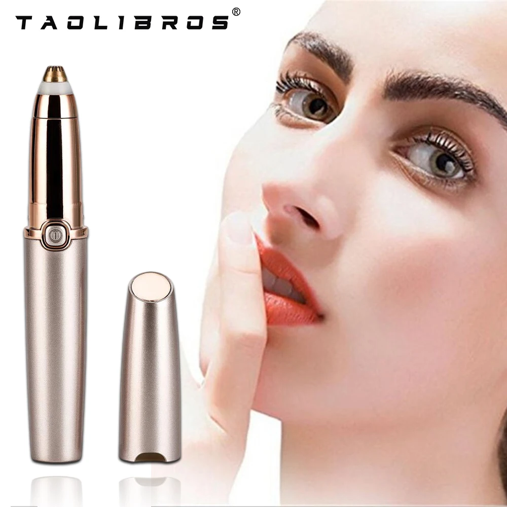 

Электрический триммер для бровей, мини-бритва для макияжа, безболезненная Бритва для бровей, зарядка от USB, портативный женский эпилятор для...