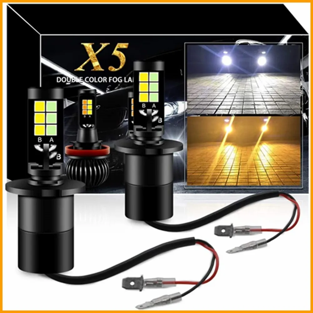 H3/H8/H11/880/881/9005/9006 светодиодный туман светильник лампочка 3030SMD 35 Вт s лампочки 1900LM