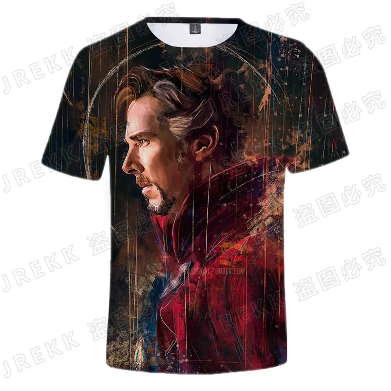 2021 летняя одежда с героями комиксов Марвел Doctor Strange 3D футболка для мужчин женщин