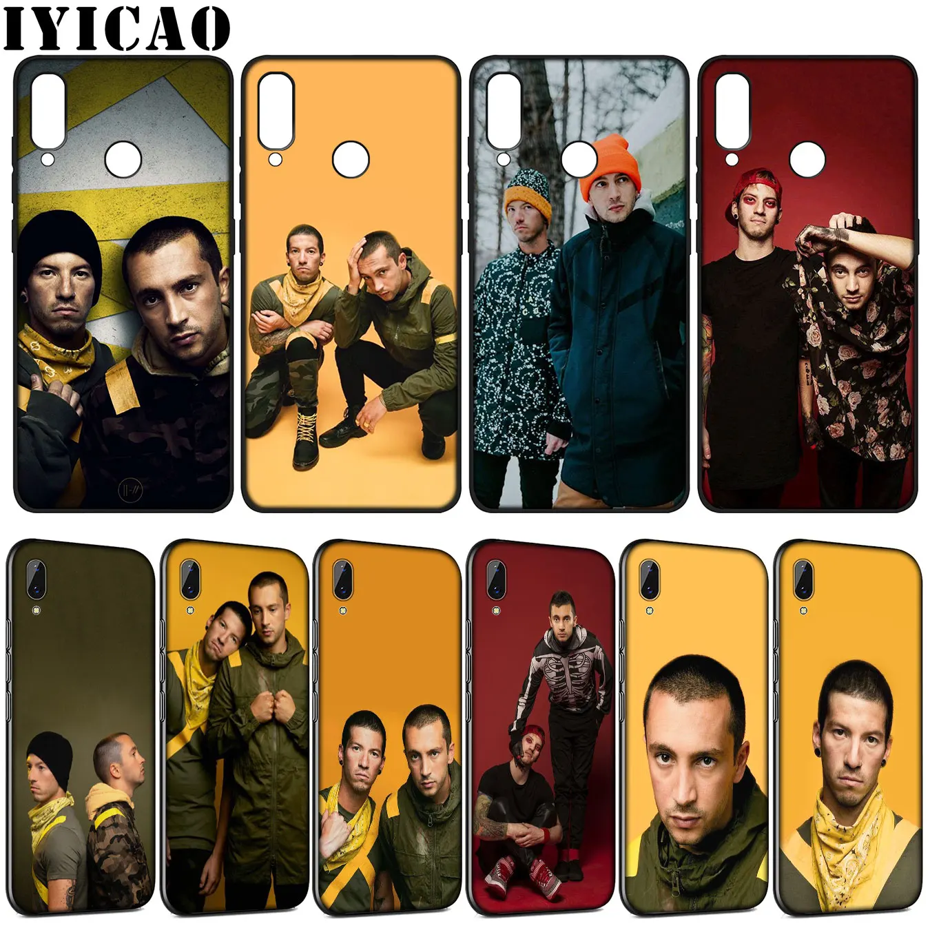 Мягкий силиконовый чехол IYICAO twenty one pilots для Huawei Y9 Y7 Y6 Prime 2019 Honor 20 10 9 9X 8C 8X 8 Lite 7C 7X 7A Pro