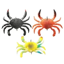 

2021 silicone crab bait, 3D simulation crab bait with hook sea fishing, freshwater and seawater fishing bait, fishing tackle