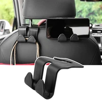 black car seat rear hook portable car headrest hook universal car seat hook hanger fastener clip for phone bag purse accessories