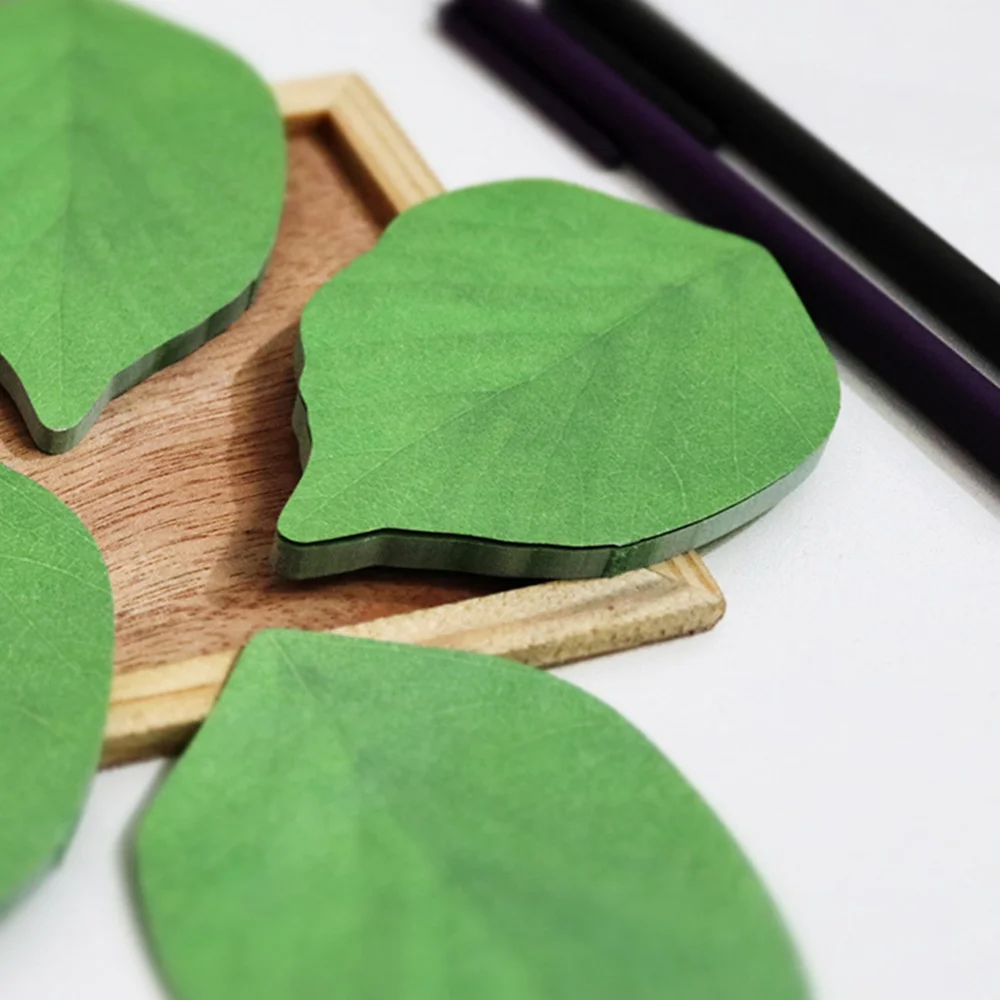 

1 Set Simulation Leaf Note Stickers Notice Stickers Stickers (Green)