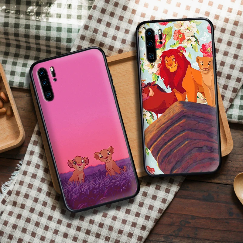Мягкий силиконовый телефон чехол для huawei P10 P20 2019 P8 P9 Mini P30 LITE Король Лев P Smart Z 2018 Pro