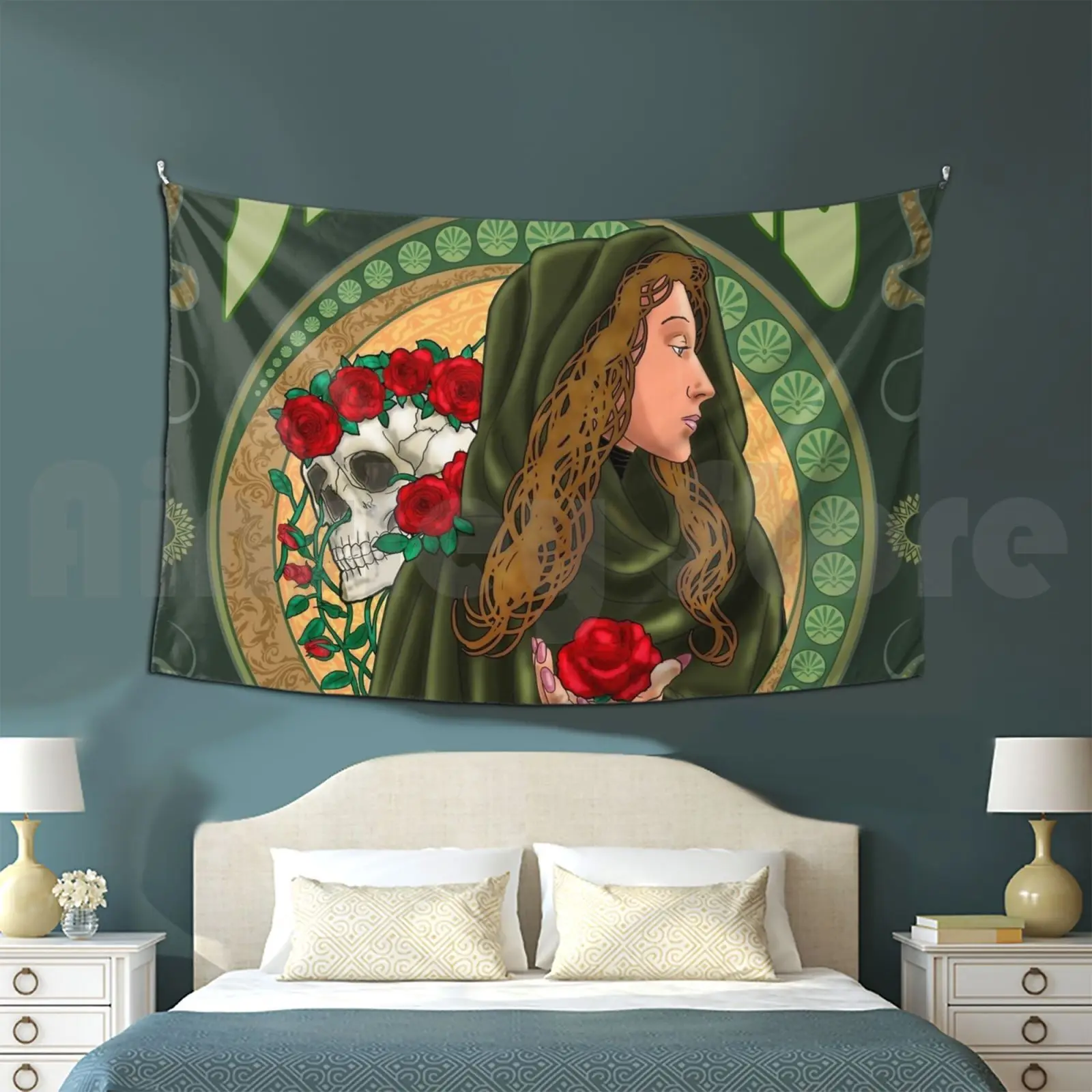 

Dead Head Tapestry Living Room Bedroom Dead Dead Head Hippies Concerts Music N Roll Psychedelic Art Nouveau Nostalgic