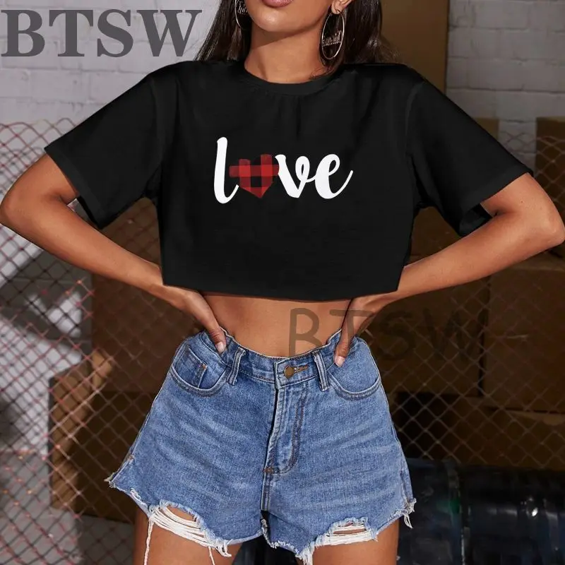 

В стиле «хип-хоп» повседневные свободные Camiseta для женщин футболки оверсайз «любящее сердце» Kawaii футболки Harajuku модные хипстерский Топ Mujer