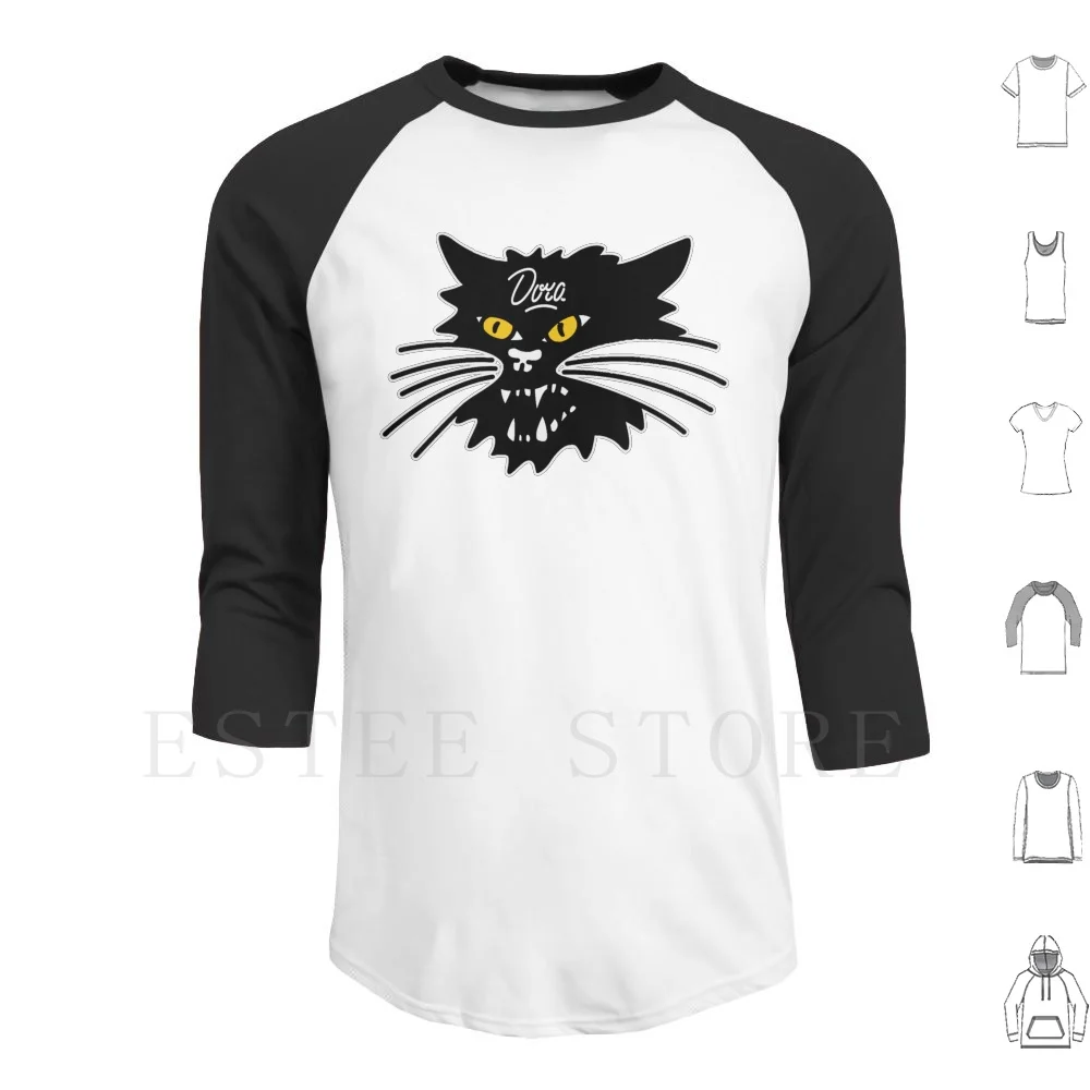 

Untitled Hoodies Bad Bunny Duki Dora Pimp Flaco Kinder Malo Spain Cat Black Dorablack