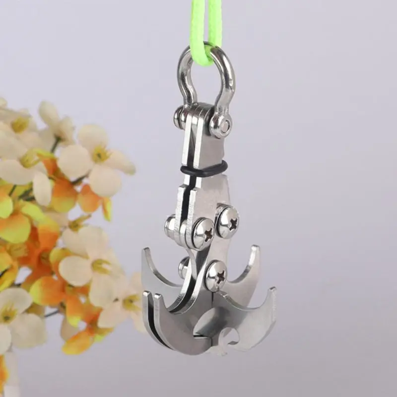 Гравитационный крючок из нержавеющей стали многофункциональный для альпинизма