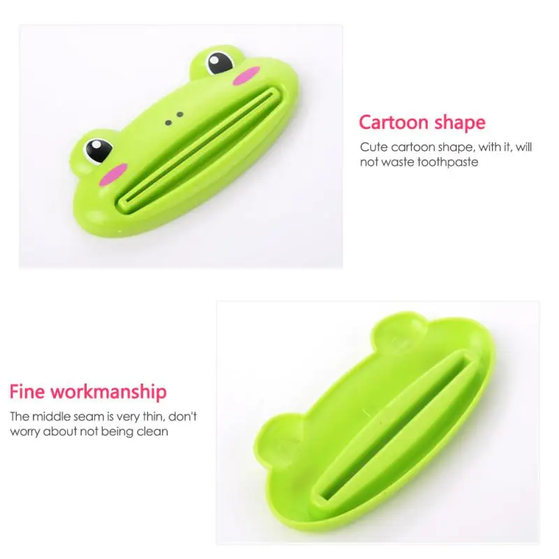 

Cartoon Animals Toothpaste Extruder Squeezer Cleanser Squeezer Dispenser Rolling Holder Plastic Bathroom Accessories