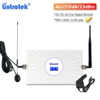 Автомобильный источник питания 900 1800 2100 трехполосный ретранслятор 2g 3g 4g усилитель сигнала lte 12V автомобильное использование сотовый мобильный телефон усилитель комплект