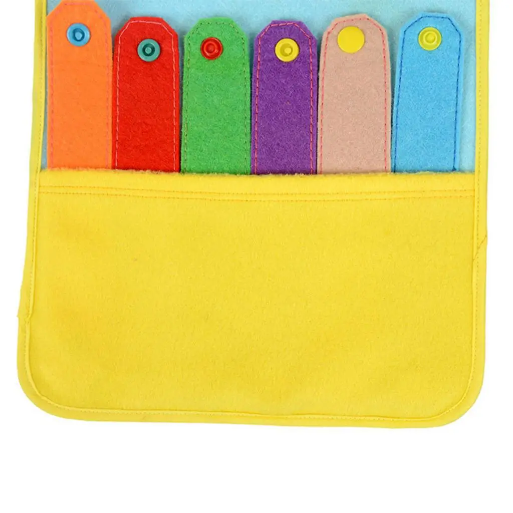 

Kids Learning Snap Ring Bag, Early Educational Toys Basic Life Skills Learning for Children Over 3 Years Old