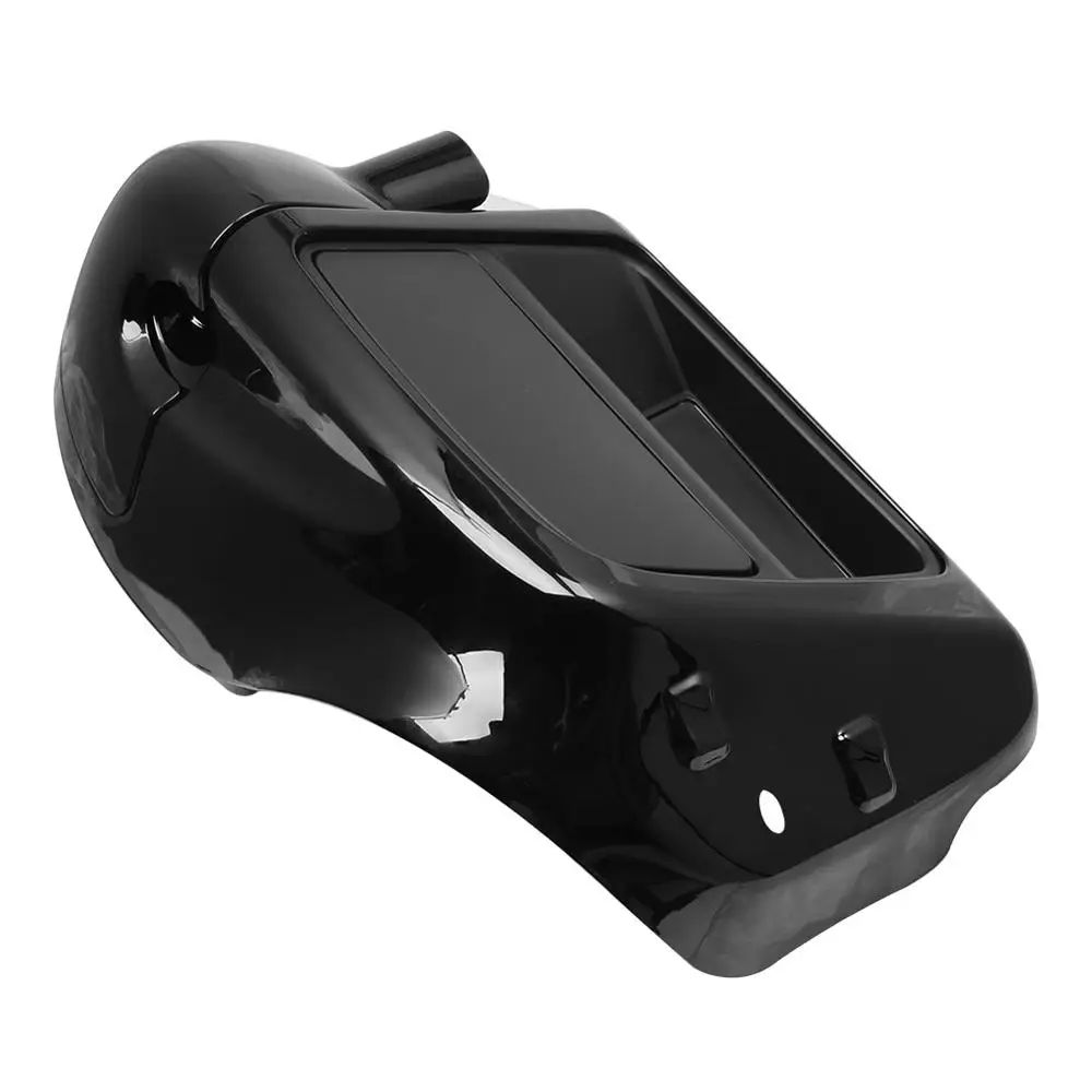 Черная Перчатка-обтекатель с нижней вентиляцией для мотоцикла подходит Harley Touring