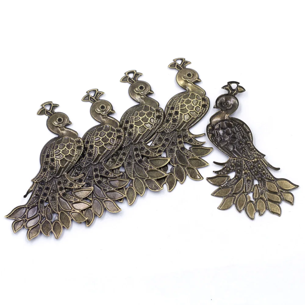 Соединители Подвески бабочка Павлин филигранные цветочные обертки ремесло для