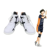 haikyu haikyuu karasuno high school volleyball team daichi sawamura asahi azumane anime cosplay white sports shoes boots