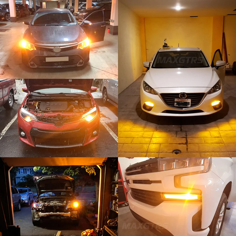 2x CANBUS Bau15s PY21W 60SMD 2016 LED Bulb Amber Car Turn Signal No Error Hyper Flash Light 1156 P21W 7440 W21W Lamp With Fan | Автомобили