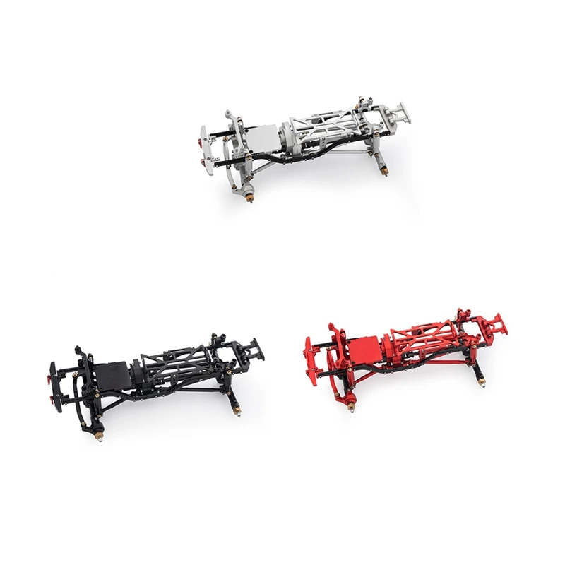 

Metal Assembled Frame Chassis for 1/24 RC Crawler Car Axial SCX24 90081 Deadbolt Upgrade Parts Accessories