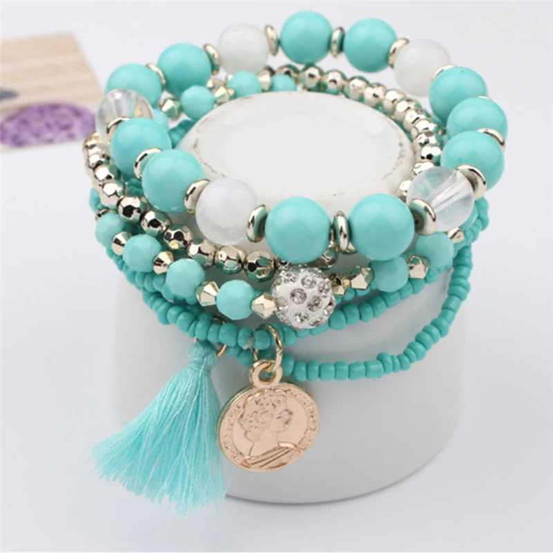 Изысканный Кристальный Золотой великолепный красивый Плетеный многослойный