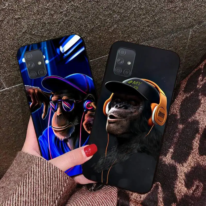 Чехол Swag для телефона с бандистским черепом обезьяны Обложка Samsung Galaxy A01 A11 A31 A81 A10