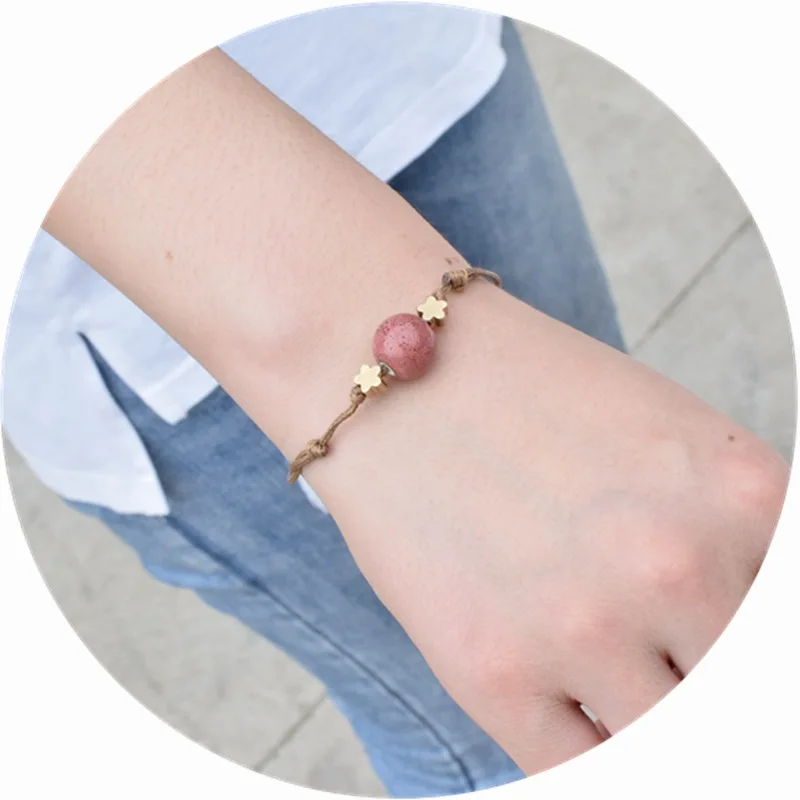 Браслет на веревочке со звездами и бусинами для мужчин женщин | Украшения