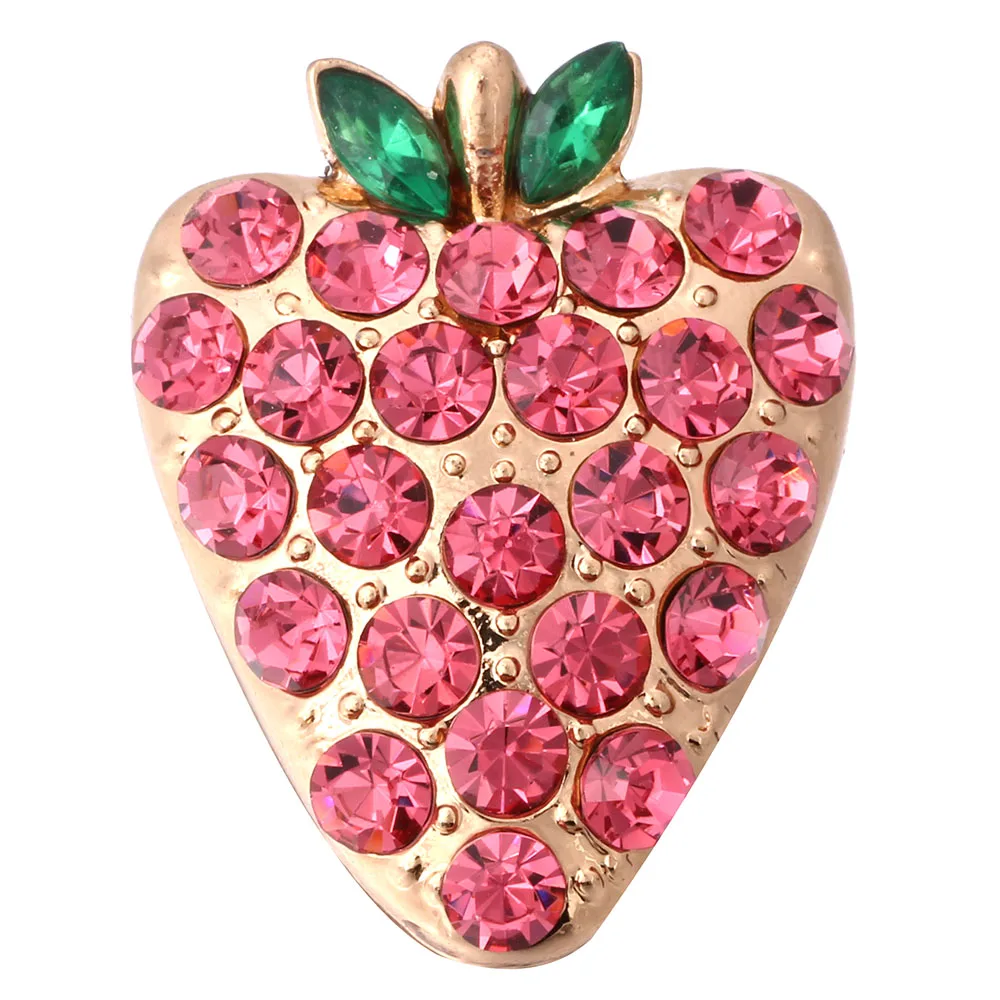 5 шт./лот новые ювелирные изделия со стразами розово-красные защелки 20 мм 18