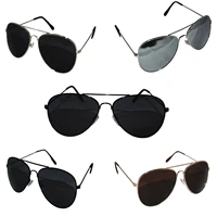 metal frame classic sunglasses mens ladies womens vintage retro mirrored black