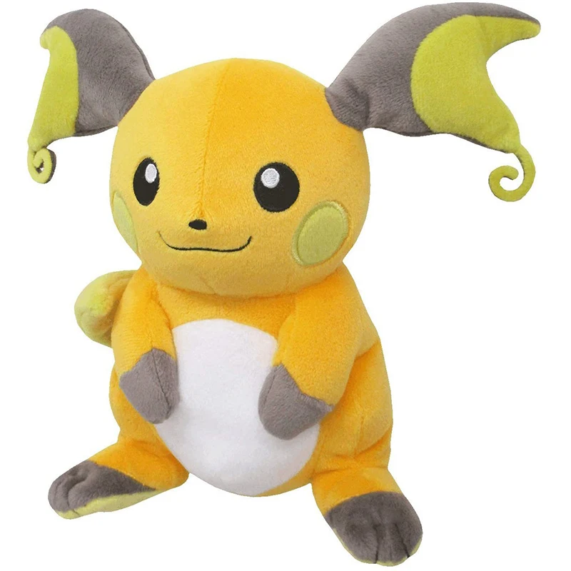 Raichu-peluches de Pok&eacute;mon de alta calidad para ni&ntilde;os, colecci&oacute;n de 20-48cm, env&iacute;o gratis-0