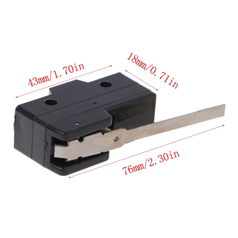 

LXW5-11N1 Micro Limit Switch Long Lever Arm SPDT Snap Action Travel Switch