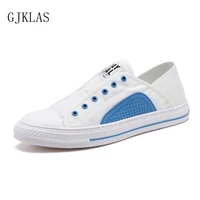 slip on sneaker canvas shoes mens white sneakers loafers men casual shoes comfort light weight sports shoes for male running