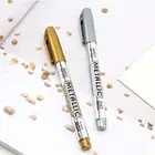 Набор из 2 восковых печати, цветная ручка, конверт, штамп, Свадебный пластиковый золотой + серебряный