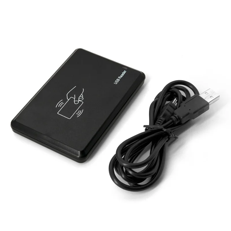 Черный ID-USB R20XD-USB радиометка USB кардридер Поддержка ID TK4100 EM4100 EM4200 125 кГц чтение только брелок бирка для контрольно-пропускной системы без драйвера - Цвет: Черный