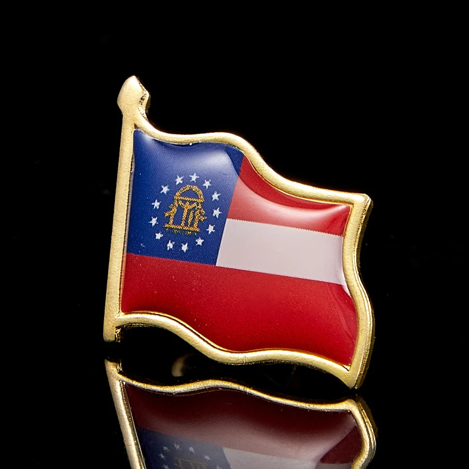 Патриотизм США День Независимости штата Джорджия американская шляпа галстук