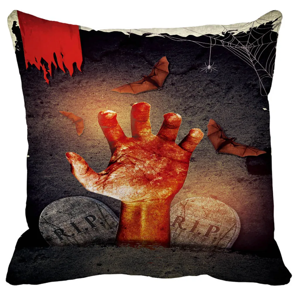 Trick or treat/наволочка с принтом тыквы на Хэллоуин наволочка для подушки чехол 2019