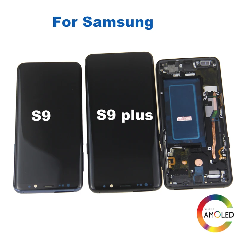 

AMOLED for SAMSUNG Galaxy S9 G960 g960f LCD Touch Screen Digitizer for Samsung s9 LCD+Frame+Tools