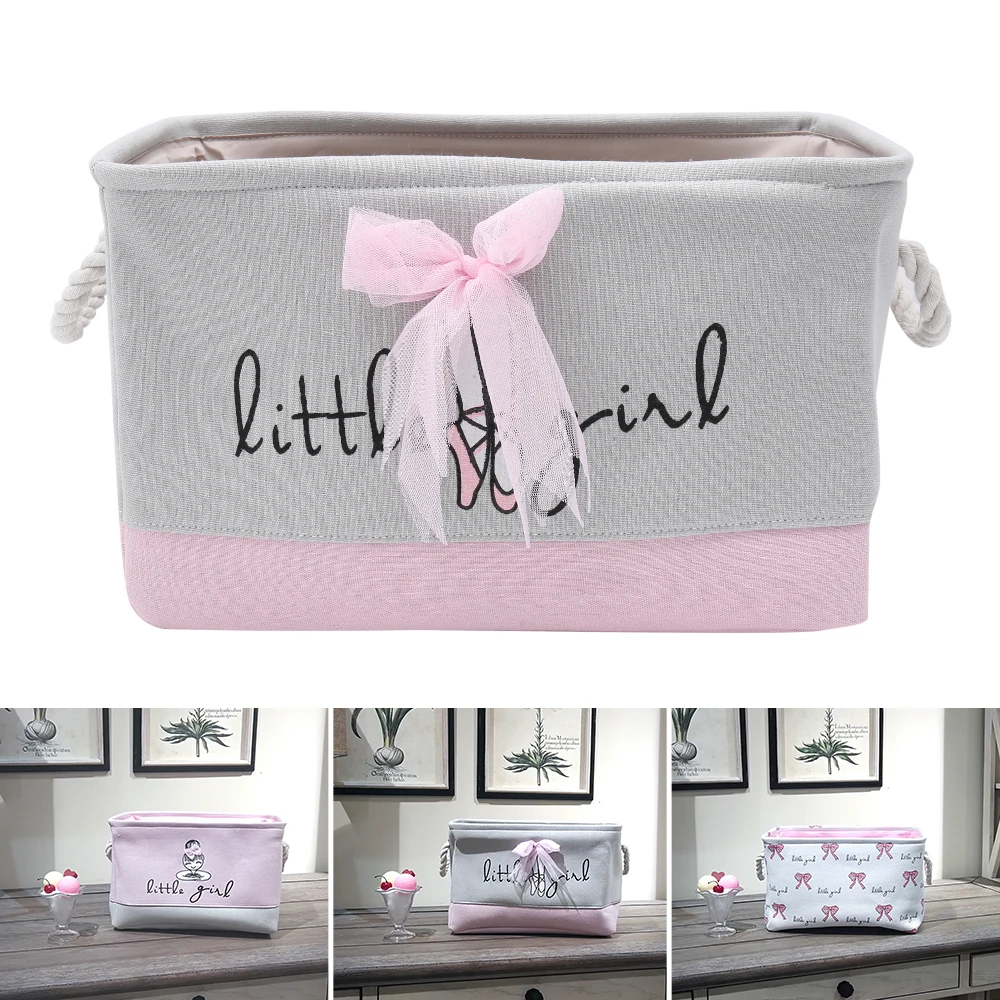 Новая складная корзина для белья грязной одежды розовые балетные корзины