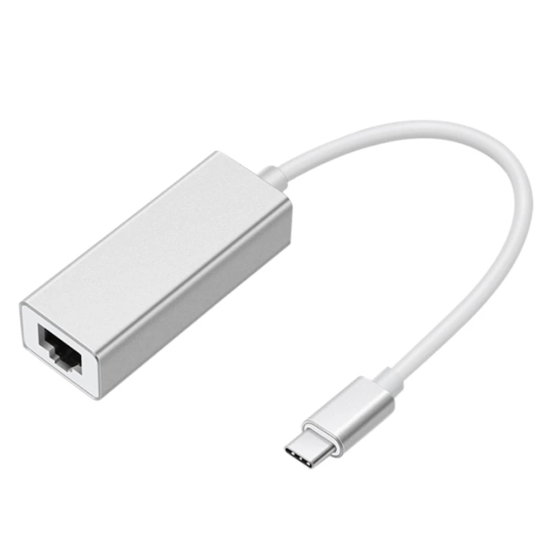 Цифровой аудиоадаптер 40JB конвертер Rj45 мама USB C в Ethernet|Адаптеры Type-C| |