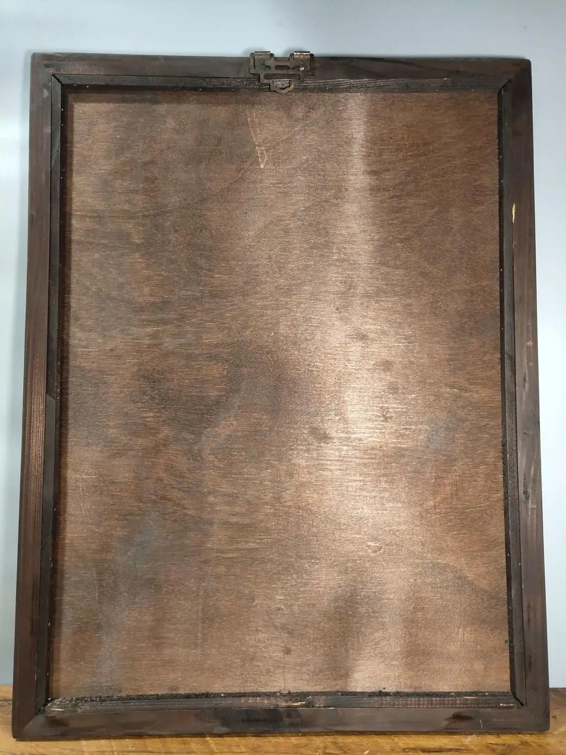 

28" Tibet Buddhism Old Bronze Wooden frame Painted Thangka Quasi tifomu Quasi-callis Guanyin Bodhisattva Worship amulets Thangka