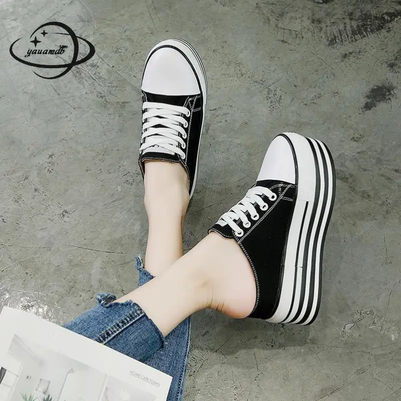 Женские шлепанцы летние женские на платформе 8 см женская обувь плоской подошве с