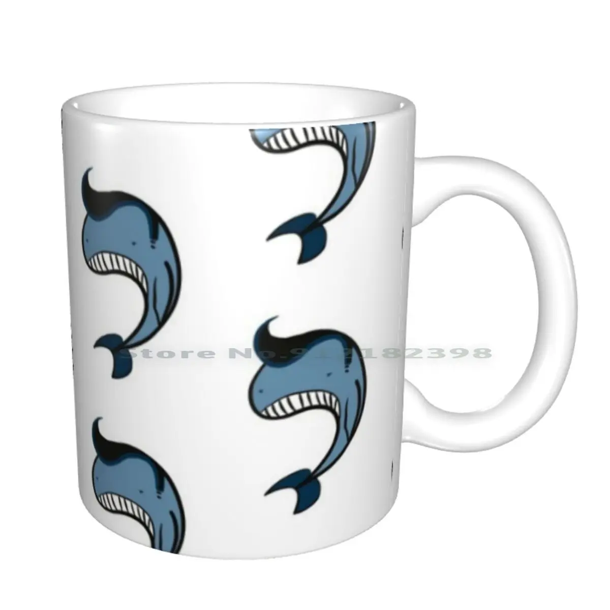 кит на кофейной