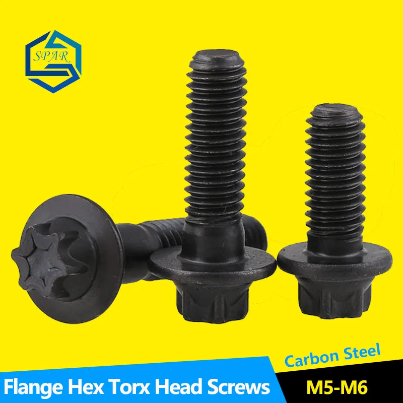 

Torx Hexagon Head Screws Flange Head Bolts Hex Screw Assortment Torx-Head Screw Flange Head Torx Hexagon Carbon Steel Custmize