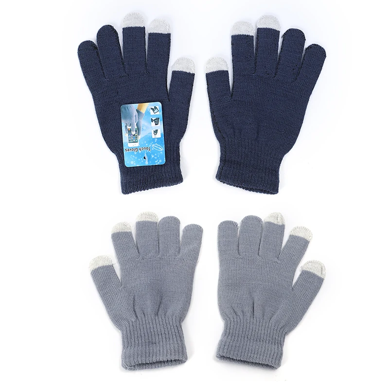 2019 new all-finger touch screen gloves for men and women diverse warm winter high quality cotton colorful | Аксессуары для одежды