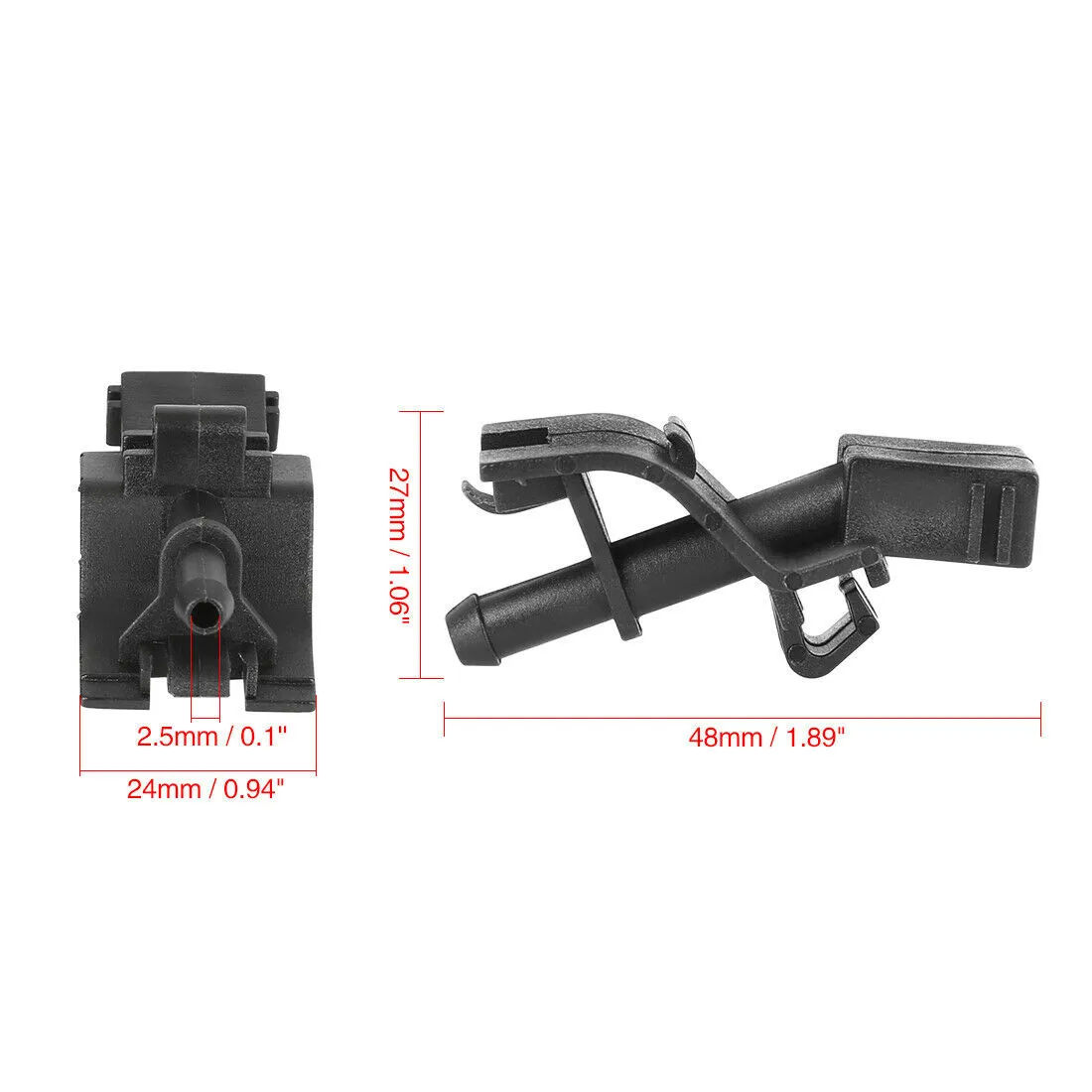 

Front Wiper Nozzle Jet Plastic Replacement Water Windshield 85381-12300