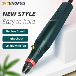 TUNGFULL, дрель, гравер, мини-дрель, ручной мини-дрель, инструменты для работы по дереву, набор аксессуаров для электрического шлифования