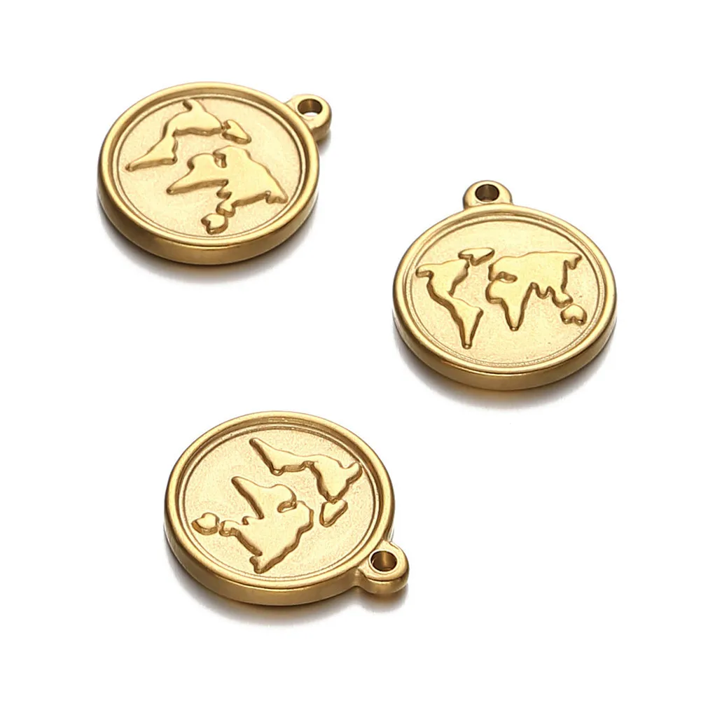 5 шт./лот подвеска шарик из нержавеющей стали кулон для изготовления ожерелья