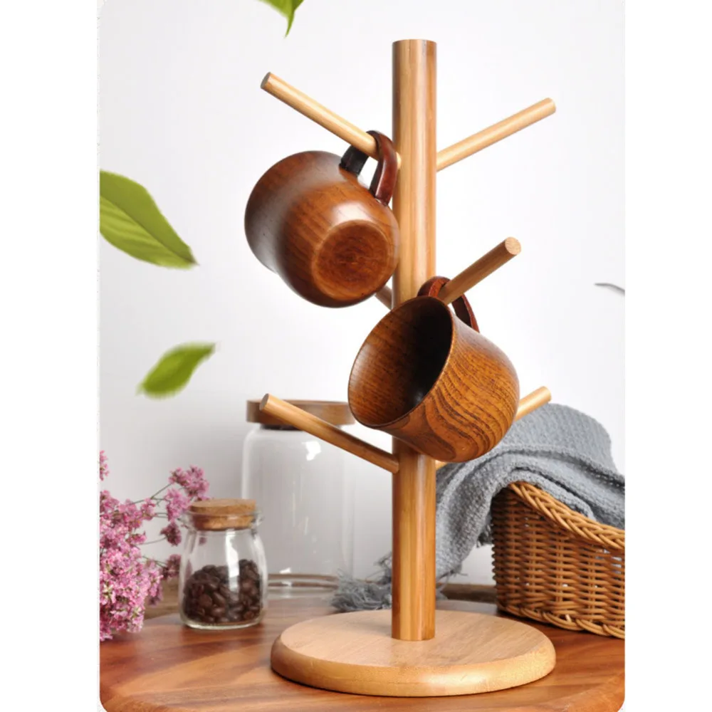 Wooden Cup Bamboo Cups Primitive Drinking Coffee Beer Drinkware Tea Travel Teaware Water Bottle Household Handmade Gifts | Дом и сад