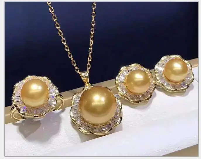 Модные ювелирные изделия корейский Новый Элегантный Модный жемчужный комплект